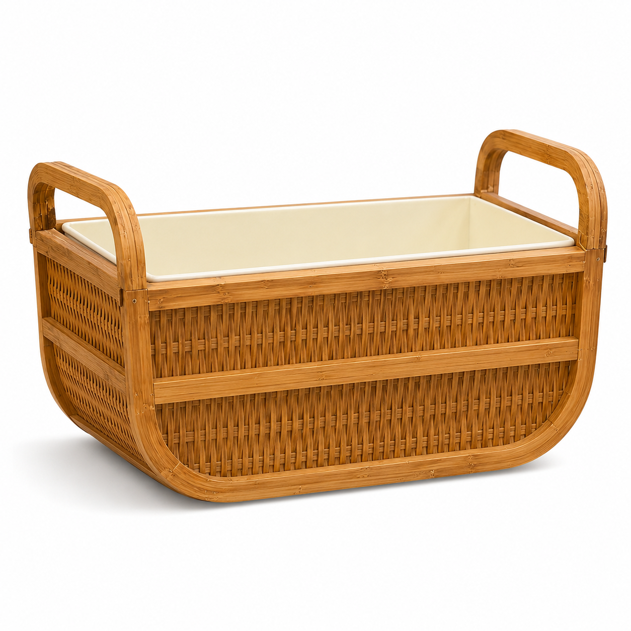 Product Name: Handled Woven Ice Bucket Storage Basket