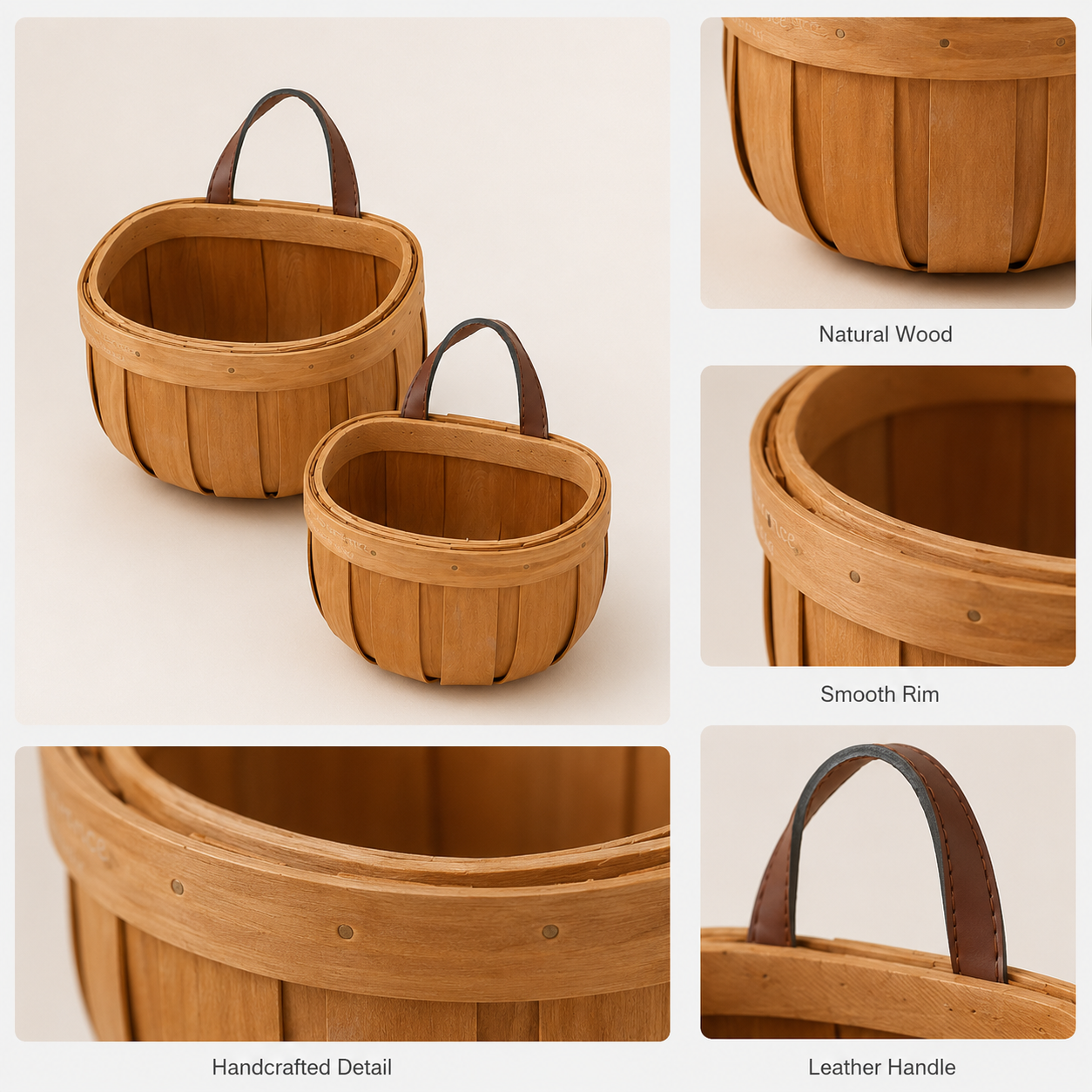 Product Name: Bamboo Hanging Storage Basket