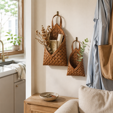 Bamboo Wall Hanging Basket Set