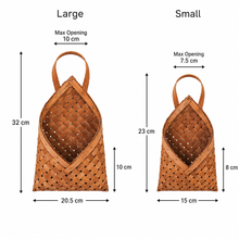 Bamboo Wall Hanging Basket Set