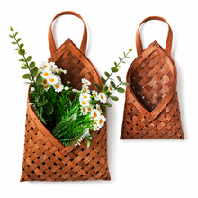 Bamboo Wall Hanging Basket Set
