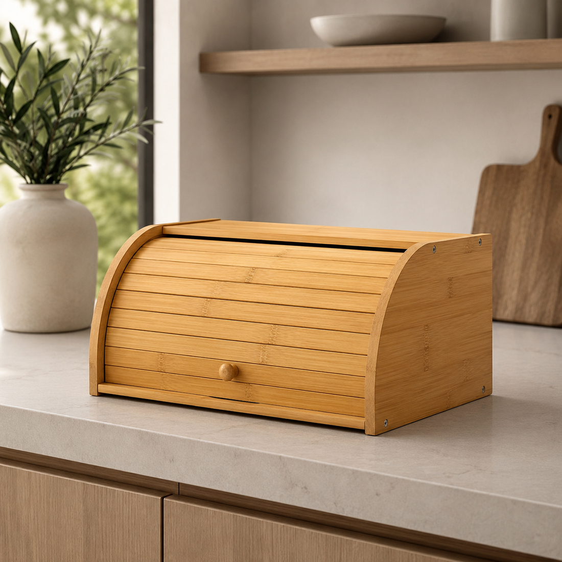 Bamboo Bread Box