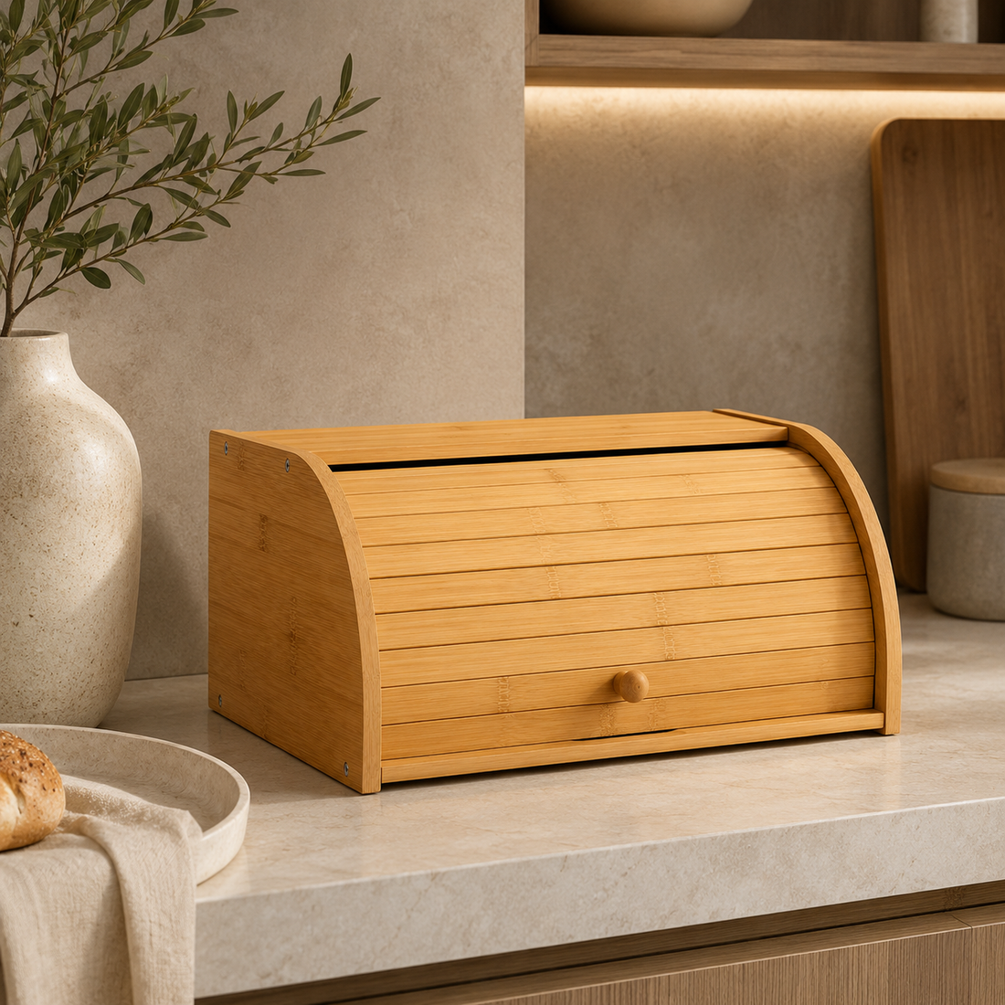 Bamboo Bread Box