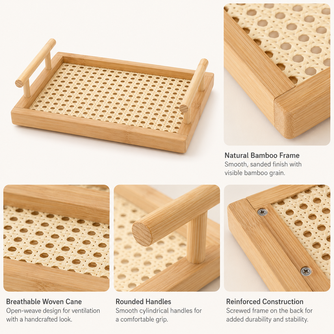 Bamboo dinner plates