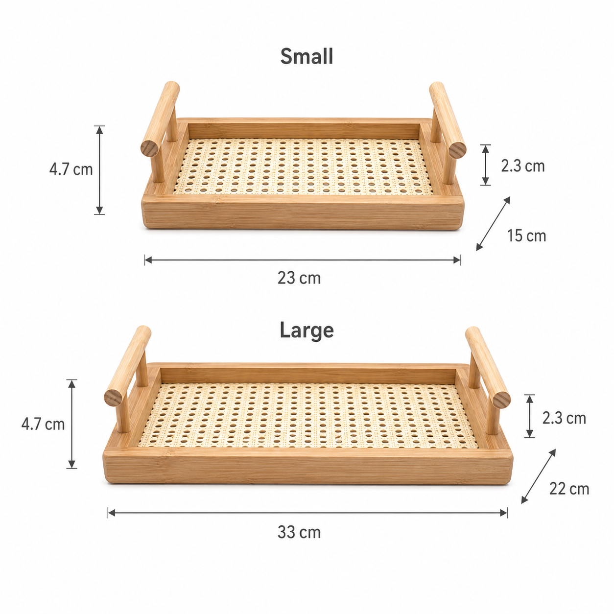 Bamboo dinner plates