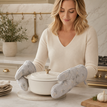 Floral Oven Mitt
