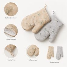 Floral Oven Mitt