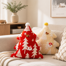 Christmas Tree Pillow 50cm | Plush Holiday Cushion