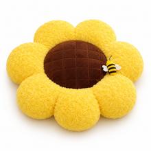50cm Sunflower Floor Cushion | Plush Flower Seat Pillow