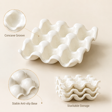 9-Egg Refrigerator Tray | Stackable PET Egg Holder