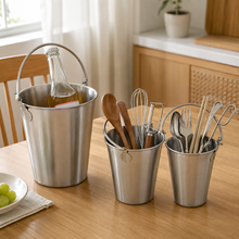 304 Stainless Steel Mini Bucket | 0.7L to 1.8L