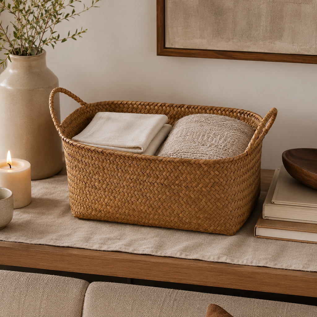 Rattan Woven Storage Basket
