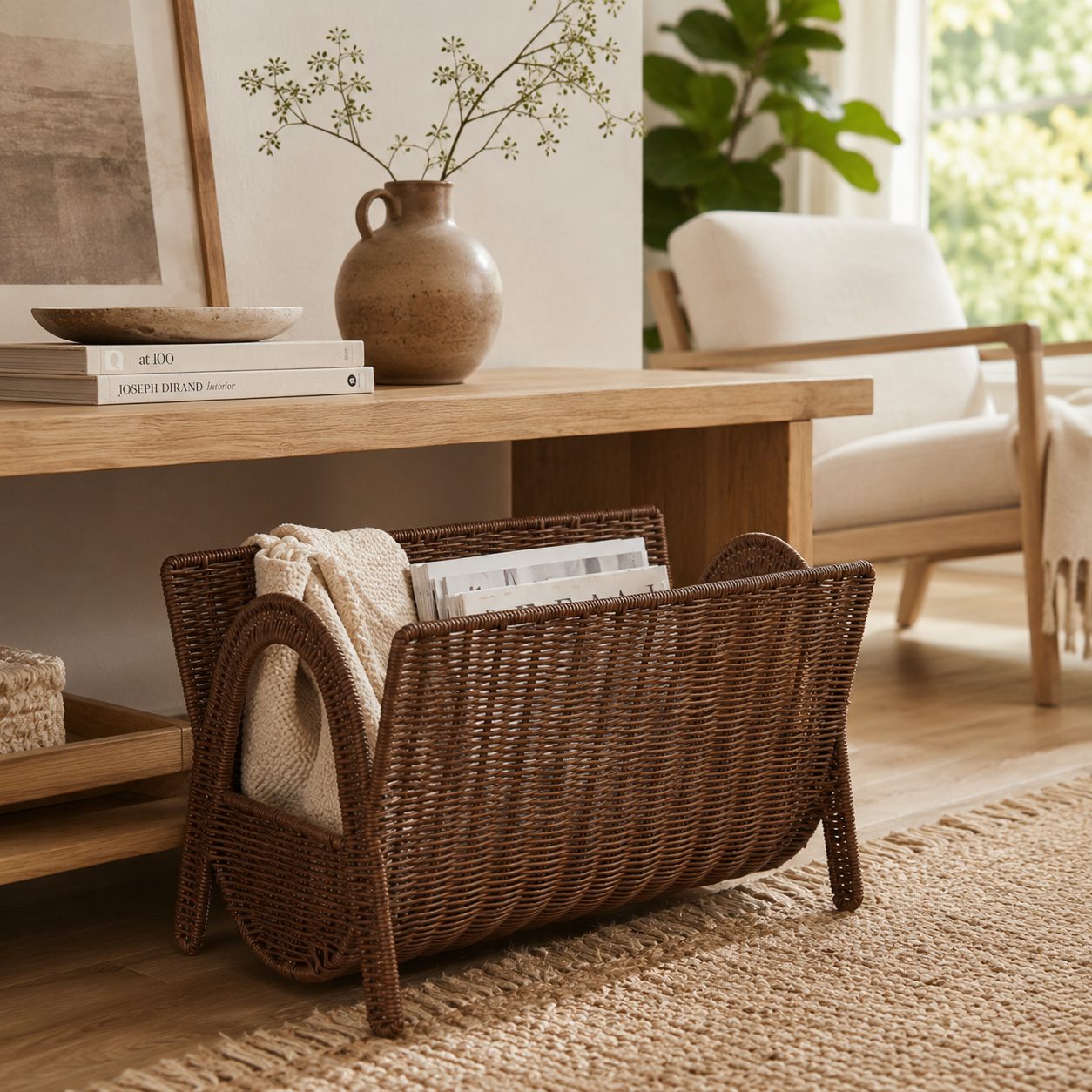 Handmade Living Room Woven Basket