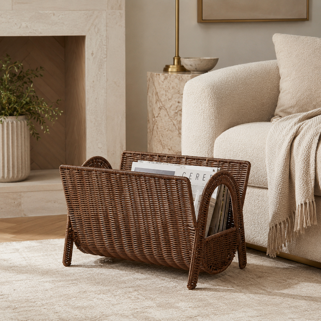 Handmade Living Room Woven Basket