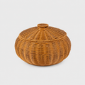 Rattan Lidded Baskets
