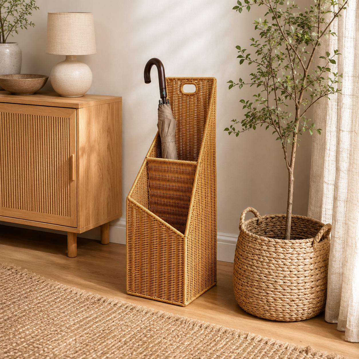 Woven Umbrella Stand